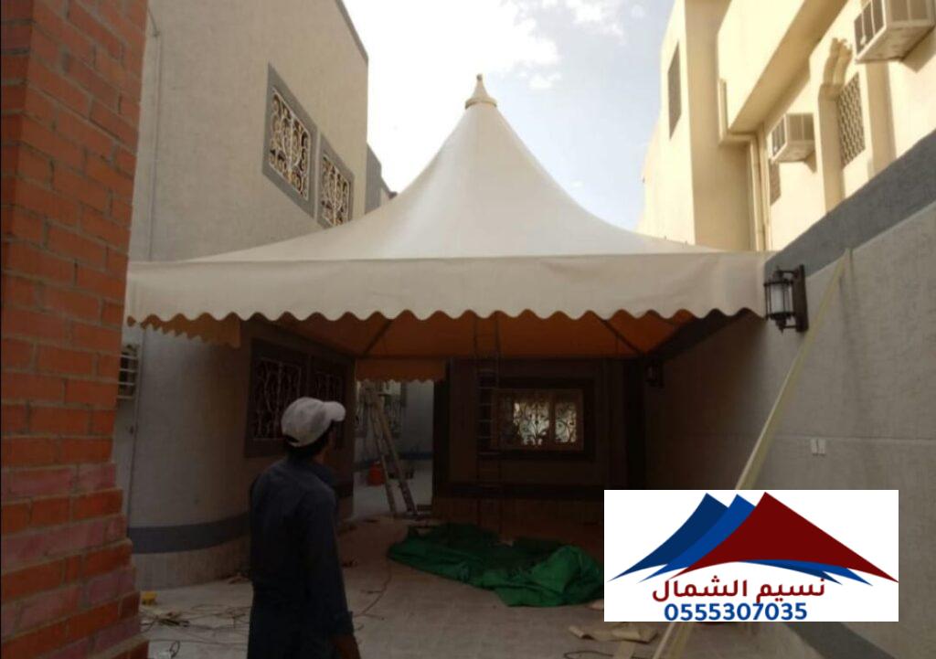 سواتر ومظلات حي النرجس